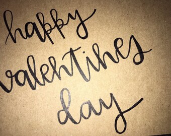 Valentine's Day blank greeting card