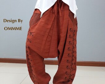 NEW Printed Elephant harem pants (EL-4R)