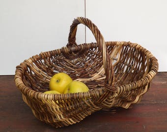 Pretty wicker - basket rustic basket