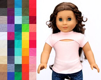 Fits like American Girl Doll Clothes - The Tatiana Top, You Choose Color | 18 Inch Doll Clothes