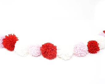 Valentine's Day Pom Pom Garland