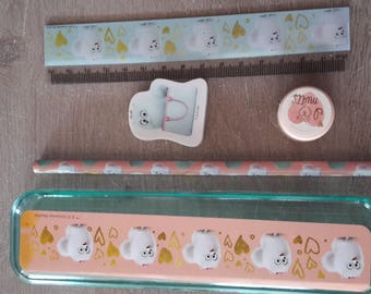 Set of 5 stationery pieces pets