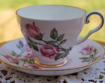 ROYAL GRAFTON Fine Bone China Teacup and Saucer Set