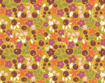 Organic Cotton Fabric - Monaluna Meadow Bitty Blooms