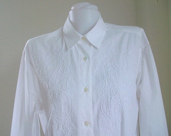 Sale! Vintage Calvin Klein Sport Embroidered shirt Size Medium.