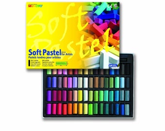 Mungyo Soft Pastel 64 Color Set Square Chalk