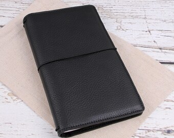 Sale: Handcrafted traveler's notebook regular size, READY TO SHIP