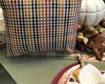 Plaid Pillow Cover