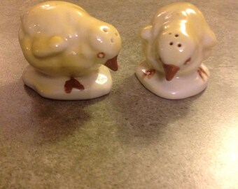 Chick salt and pepper shakers