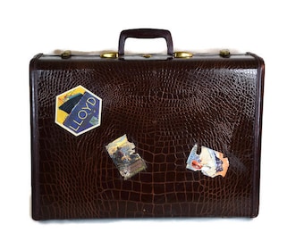 Vintage Samsonite Suitcase - Mid Century Samsonite Suitcase, Retro Samsonite Suitcase, Retro Home Decor, Mid Century Decor