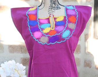 Mexican Embroidered Blouse