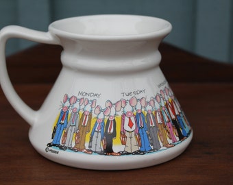 Moodz Vintage Travel/Commuter No Tip Mug - Rat Race