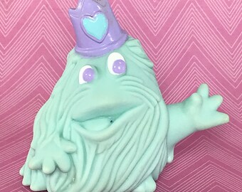 Vintage My Little Pony MLP G1 Blue Bushwoolie Friendly Princess Friend (01)