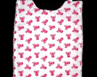 unique elastic bib for the first meal small pirate