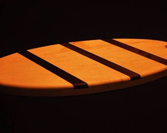 Walnut inlay Maple bread Board