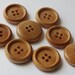10 20 LARGE WOODEN Quality Buttons Sewing Craft 22 mm wide 4 holes
