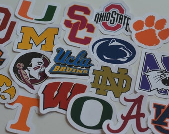 NCAA College Teams Vinyl Logos| Choose YOUR Team