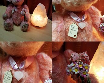 Artist Mohair Bear pink