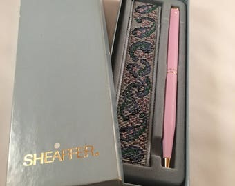 Sheaffer pen, 1980s, Pink, Ballpoint