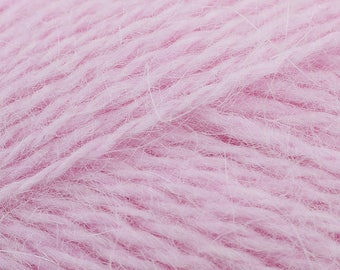 Rowan Angora Haze + Free Quick Patterns 12.50+1.25ea to Ship Baby 521 Pink Angora Haze Yarn 150yd Fine Halo, Pure Heaven! MSRP 16.00