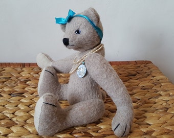 Sophia - 29 cm (11.4") traditional OOAK artist bear Easter Sale Price!