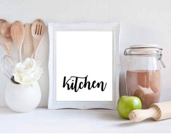 DIGITAL DOWNLOAD Play Kitchen Printable Decals for DIY
