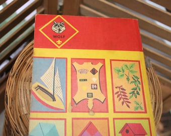 Vintage Wolf Cub Scout Book 1977, Boy Scout Vintage Book