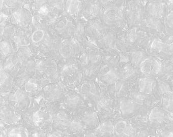 Lot 10 grams seed beads 9/0 crystal