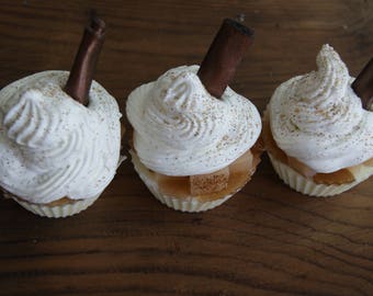 Apple Cinnamon Soap Cupcake