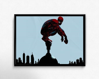 Spiderman print wall art home decor