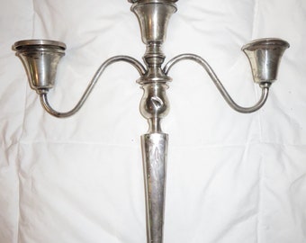 Sterling silver candelabra