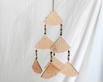 Stained Glass Wind Chime, Glass Windchime, OOAK Glass Yard Art, Garden Decor, Unique Home Decor, Window Treatment, Original Glass Suncatcher