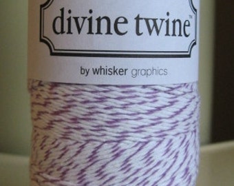 Divine Twine Plum Purple Bakers Twine 1 Full Spool 240 Yards Made in USA