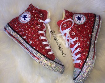 Bling High Top Converse