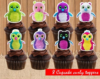DIGITAL Hatchimals cupcake Toppers| Hatchimals Birthday Party| Hatchimals Toppers|Printable Hatchimals| INSTANT DOWNLOAD