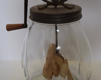 Very Cool Large Antique Butter Churn- Dazey Churn Corporation- Working