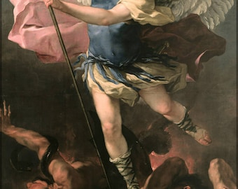 Poster, Many Sizes Available; St. Michael By Luca Giordano