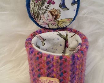 Small Harris Tweed Jewellery Box