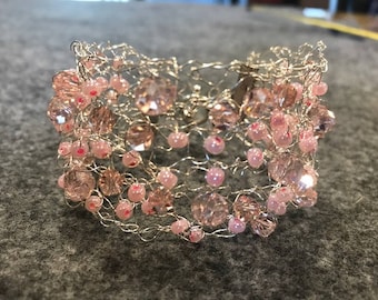 Pretty in Pink Cuff Bracelet