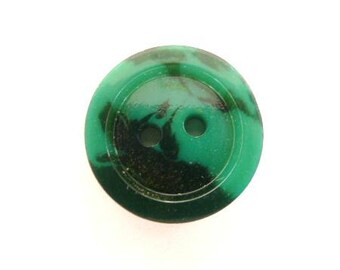 Mid Green Small Camouflage 1930's Button (00429)*Available in Quantity*