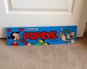 Popeye Nintendo Arcade Game Panel