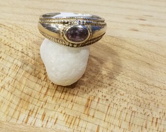 30% OFF NOW Size 7 Sterling Silver Light Purple Amethyst ring