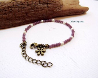 Bracelet Crystal and freshwater pearls