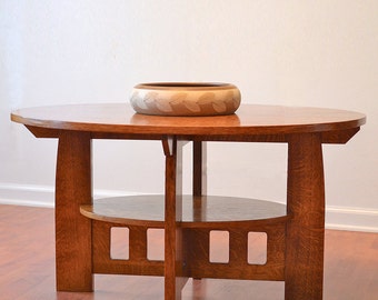 Craftsman style coffee table