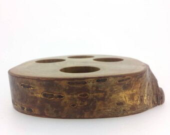 INKRDBL Cherrywood handmade Buddy cup holder 02
