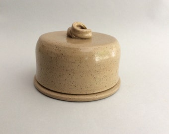Light Stoneware Butter Keeper
