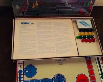 Sorry Game from Parker Brothers - 1972 -Complete