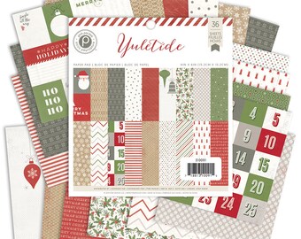 Pink Paislee Yuletide 6x6 Paper Pad -- MSRP 6.00