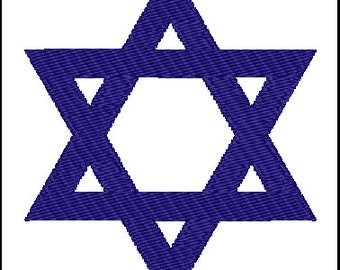 Star of David Embroidery Design