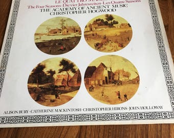 Vivaldi-Le Quattro Stagioni (The Four Seasons) Vinyl Lp The Acadamy of Ancient Music Christopher Hogwood 1984 410 126-1